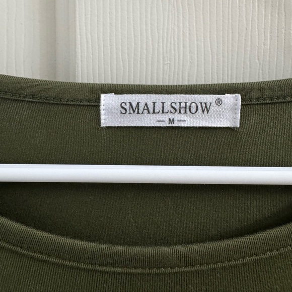 Elegant Maternity Olive Green Maxi Dress - Picture 4 of 9